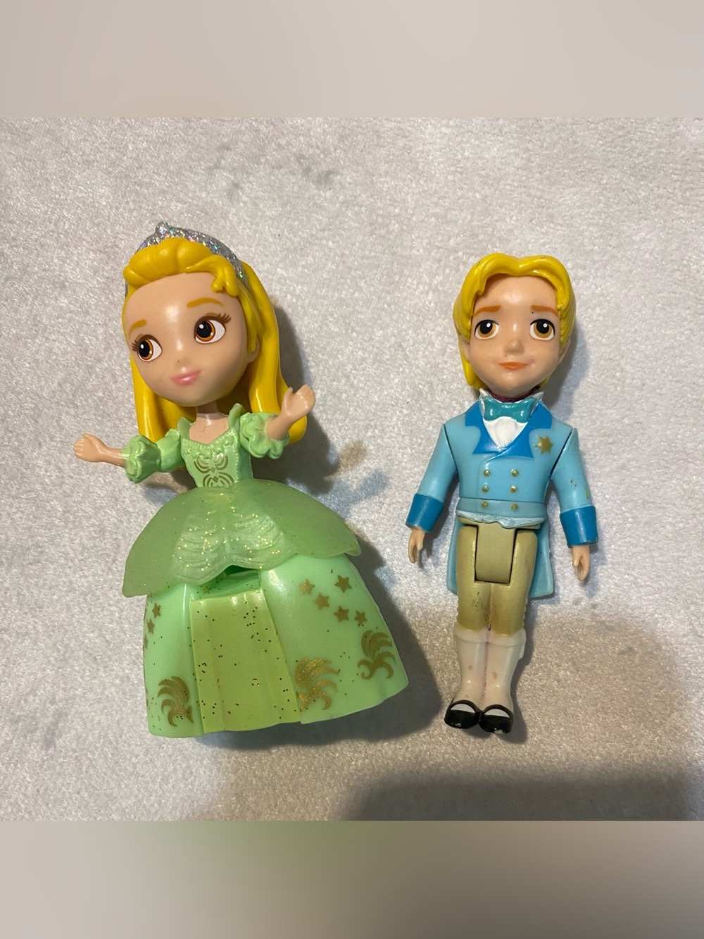 Mattel Disney Jr Sofia the First Mini Doll Princess Amber and Prince James 3"